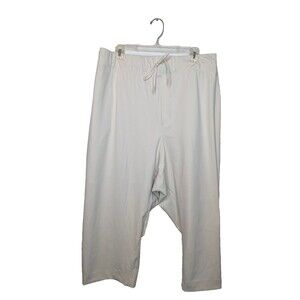 Lane Bryant Womens Livi Active Capri Trouser Cream Sz 38 40 Moisture Wicking NWT